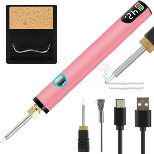 Rechargeable Thread Burner Kit for Jewelry Making,Digital Thread Zapper Tool,Leather ,Sewing,Weaving & Stringing C