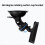 G4 - Display LED Tachimetro Automatico  Digital Alarm Reminder GPS per HUD Accessori per Auto 5
