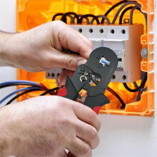 Kabelkrimptang Ratel Krimptang van Koolstofstaal Slijtvaste Draadklemmen Krimptang voor Elektrische Draad