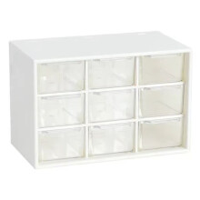 Smyckens Förvaringslåda Skräpskåp Galler Bärbar Amall Låda Sorteringsgaller Desktop Kontorsmaterial