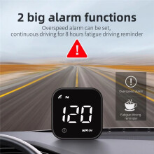 G4 --Display, LED-Autotacho, Intelligenter Digitaler Alarm, Erinnerung, GPS für HUD-Autozubehör
