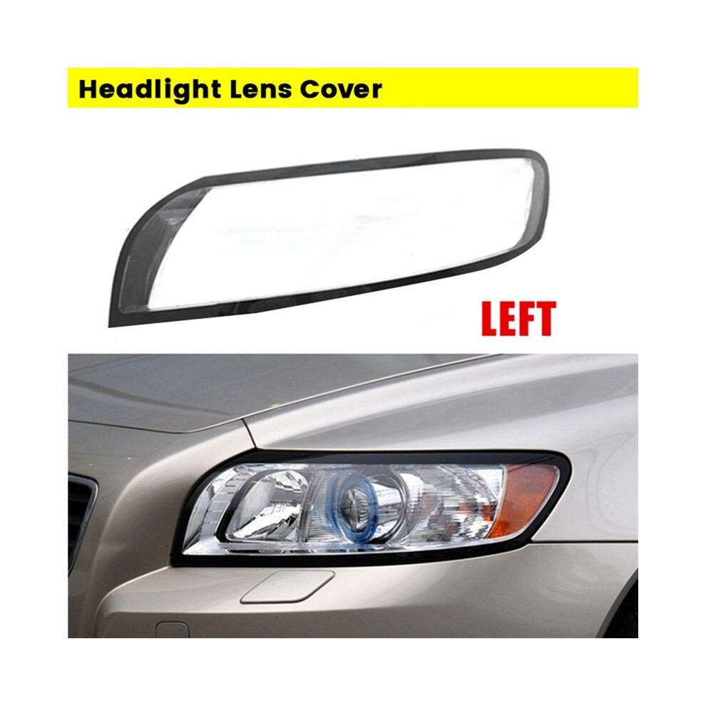Car Head Lens Cover Headlamp Shell Lampshade For Volvo S40 2007-2012 Head Transparent Replacement Shell L Light 4851514172631