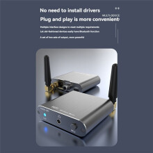 Audio Adapter - Wireless Transmitter & Receiver with AptX-HD Toslink/Coaxial Output for TV Car Computer