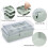 3-Layer Plastic Dividing Storage Box  Organizer and Storage with Adjustable Spacers Portable Handled Organizer 9