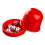 Plastic Poker Dice Cup Set with 5 Dices Shaking Cup Drinking Board Game Dice Box Red 1