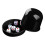 Plastic Poker Dice Cup Set with 5 Dices Shaking Cup Drinking Board Game Dice Box Black 1