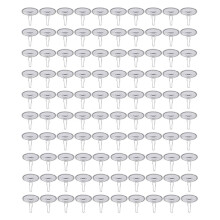 100Pack Ceiling Hooks Adhesive Removable Wall Hanger, 2cm Disc Sticky Ceiling Hooks for Festival Wedding Christmas Decor