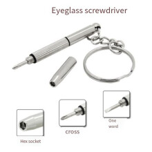 Screwdriver Multi-Function 3 in 1 Three-Purpose Glasses Accessories Repair Tool Portable Multi-Function Screwdriver