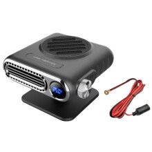 Car Heater Portable Electric Heating Fan Automatic Windshield Dryer Defogging Demister Defroster Heater for Car,B