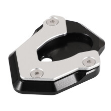 Support de Protection pour Pied D'extérieur de BéQuille de Moto pour  Z400 Z650 Z900  250/300 650 Er-6N Er-6F (Noir)