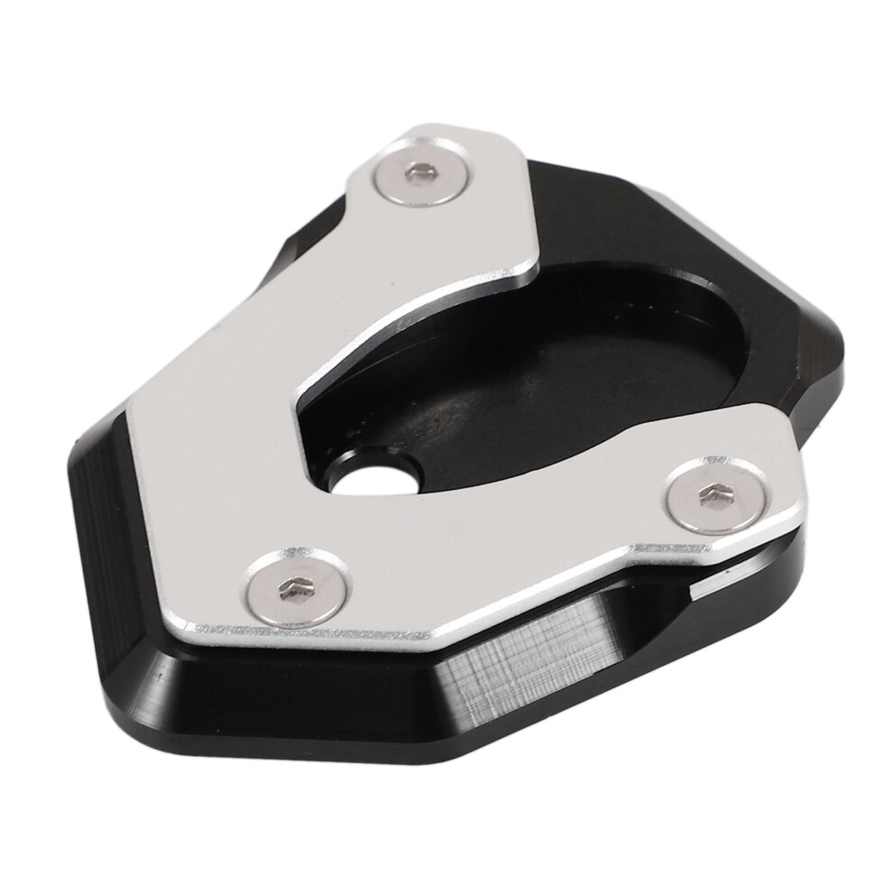 Motorcycle Kickstand Foot Side Stand Extension Pad Support Plate For Z400 Z650 Z900 250/300 650 Er-6N Er-6F(Black) Black 4711388857464