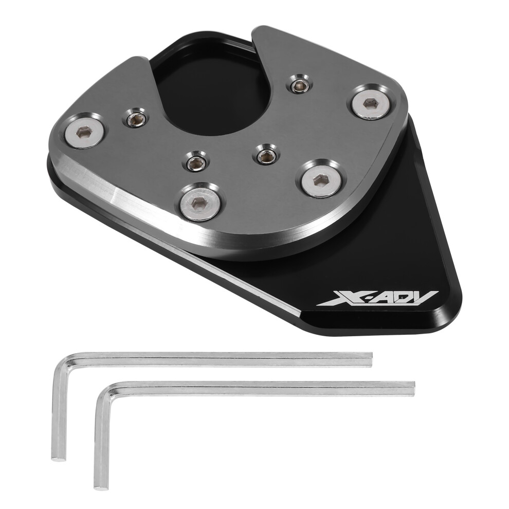 Motorcycle Side Stand Pad Kickstand Enlarger For Xadv X-Adv 750 2017-2019 Titanium 6033556412267