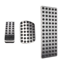 1 Set Silver Car Brake Pedal Pad Stainless Steel Car Accessories, for AMG a B CLA GLA ML GL R W176 W245 W246 W251 W164 W166 X164 X166