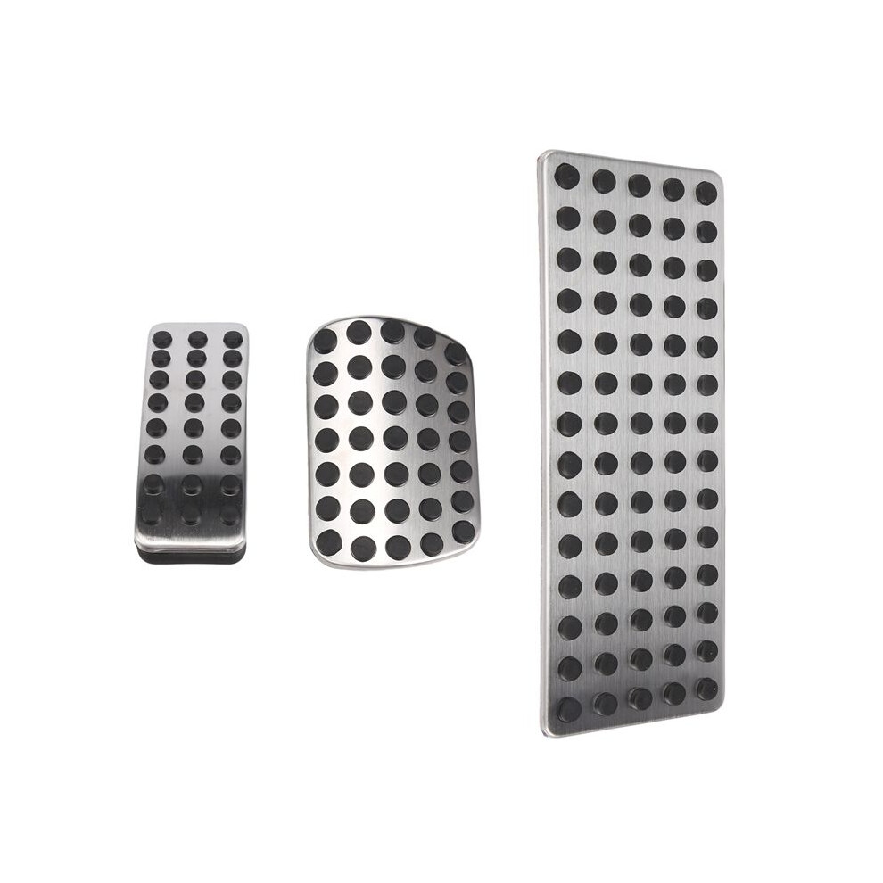 1 Set Car Brake Pedal Pad Stainless Steel Car Accessories, For Amg A B Cla Gla Ml Gl R W176 W245 W246 W251 W164 W166 X164 X166 Silver 4712490049471