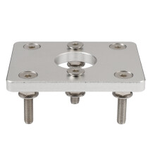 1 Set Silver Metal Booster Delete Plate Kit Billet Brake Booster Delete Plate, Fit for