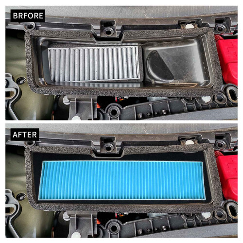 Car Air Conditioning Inlet Filter Replacement for  Model 3 2021 Air Filter Accessories External 1