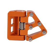 Pedalino del Pedale del Freno Posteriore Pieghevole per Moto per 125 200 250 300 500 EXC XC XCF XCW SX SXF EXCF TPi 6D (Arancione)