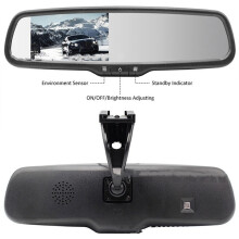 Auto 4,3-Inch Dashcamspiegel Automatisch Dimmende AHD-Display met Speciale Autobeugel HD-Achteruitkijkspiegel