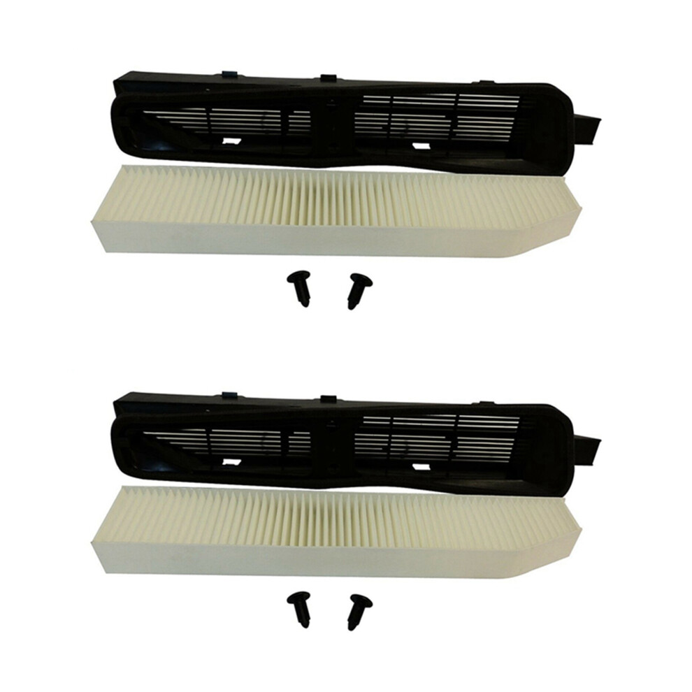 2X Cabin Air Housing And Filter Kit 82208300 Fit For Grand Cherokee 1999-2010 6031067495014
