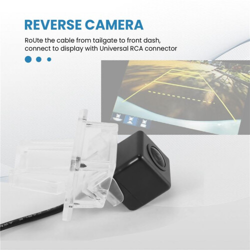 Car Rear View Camera BackUp Reverse Camera for - C-Class W204 2007-2014 Compatible with Factory Screen 2