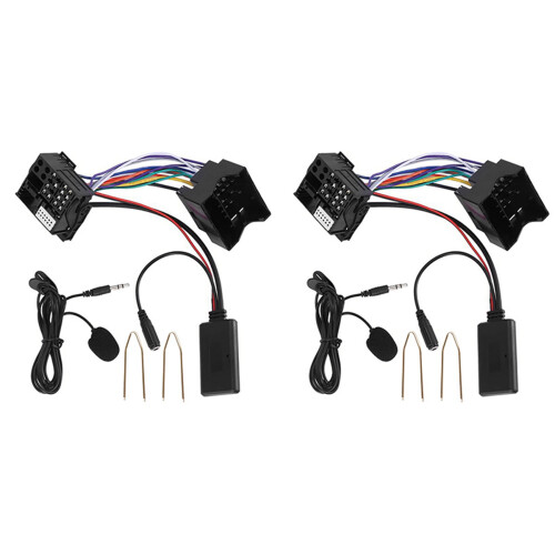 2X Car  5.0 Aux Cable Microphone Handsfree Mobile Phone Free Calling Adapter for   C2 C5 RD4