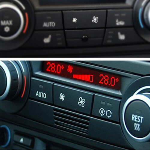 2X Air Conditioner Control Panel Repair Fan Button  for  E90 F25 X1 X3 E84 2