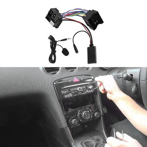2X Car  5.0 Aux Cable Microphone Handsfree Mobile Phone Free Calling Adapter for   C2 C5 RD4