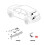 84092887 Car Parking Assist Rear View Backup Camera for  XT5 2017-2020 9