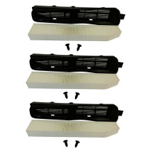 3X Cabin Air Housing and Filter Kit 82208300 Fit for Grand Cherokee 1999-2010