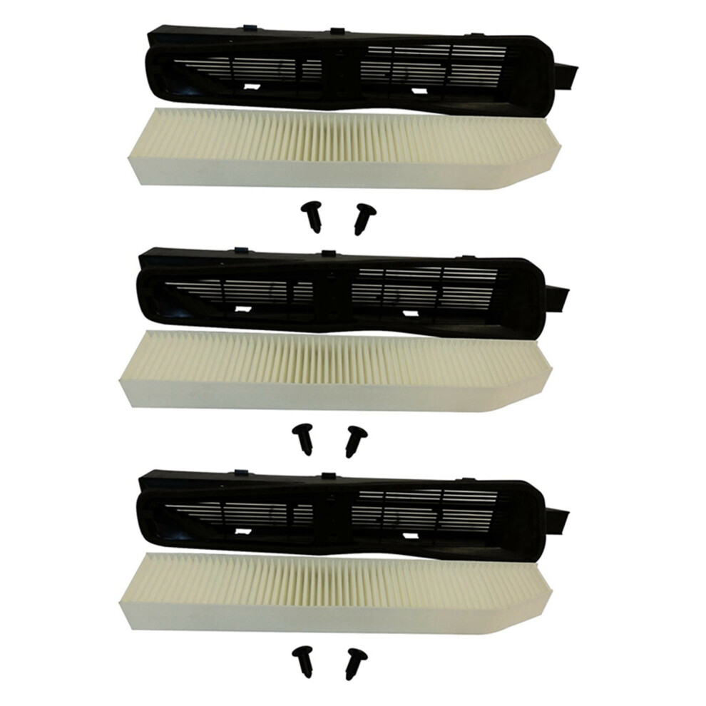 3X Cabin Air Housing And Filter Kit 82208300 Fit For Grand Cherokee 1999-2010 4713129193268