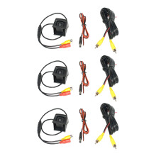 3X Cámara de Visión Trasera de Coche Cámara de Marcha Atrás para Hilux 2010-2017