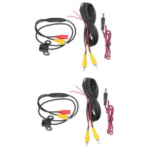 2X  Car Rear Camera Backup Rearview Reversing Reverse Camera Butterfly Design Front Side Rear View Camera for Car