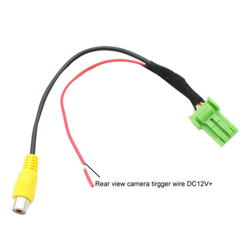 2X Car Rear View Camera RCA Video Reverse Camera Convert Cable Adapter for  Vitara Swift Sx4 1