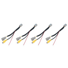 4X Car Rear View Camera RCA Video Reverse Camera Convert Cable Adapter for Outlander ASX GF GG ZJ