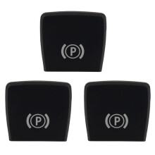 3X Car Parking Brake Hand Brake P Button Cover for X5 E70 2006-2013 X6 E71 2008-2014