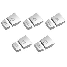 5X ABS Chrome Electronic Hand Brake P Button Decoration Cover for F10 F07 F01 X3 F25 X4 F26 F11 F06 X5 F15 X6 F16