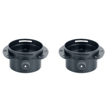 2X, 75mm Car Heater Ducting Pipe Joiner Air Parking Heater Hose Tube Connector for Webasto Eberspacher