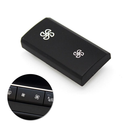 2X Car Wind Air Volume Air Conditioning Fan  Button Cover for  X5 X6 E70 E71 1