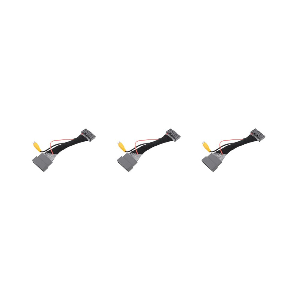 3X Car Rear View Camera Adapter Wire Harness Cable Video Connector For Crv Exi 2012-2016 4714089276343