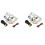 2X for  Hilux 2005-2014 Rear Tailgate Handle Camera Rearview Camera Backup Camera Reverse Parking Camera 1