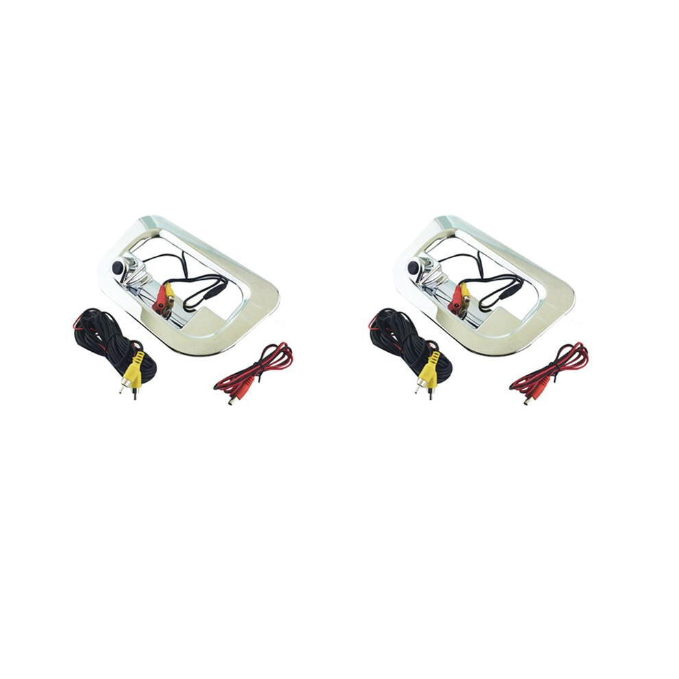2X For Hilux 2005-2014 Rear Tailgate Handle Camera Rearview Camera Backup Camera Reverse Parking Camera 6032010372765