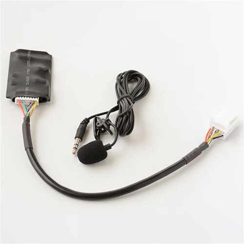5X for  RAV4  AUX Adapter Handsfree Disc Box Harness with Microphone  Connection Module 2