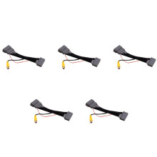 5X Auto Rückfahrkamera Heck Ansicht Adapter Kabel Baugruppe Kabel Video Stecker für CRV EXI 2012-2016