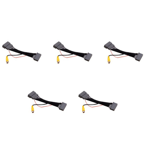5X Car Rear View Camera Adapter Wire Harness Cable Video Connector for  CRV  EXI 2012-2016
