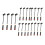 20Pcs Wear Warning Sensor Brake Pad Sensor 9065401417 for  SPRINTER 2-T Box 1