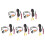 5X  Car Rear Camera Backup Rearview Reversing Reverse Camera Butterfly Design Front Side Rear View Camera for Car 1