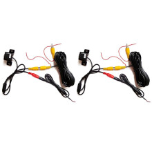 2X Waterproof Hd 170 Grad Weitwinkel Auto Rückfahrvideokamera Camcorder - Rückfahrunterstützung (Farbige Nachtsicht und Led-Sensor)