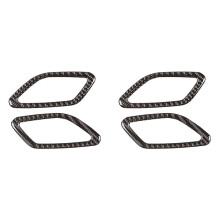 2X - Gla Cla W176 X156 C117 Tablero de Fibra de Carbono Decoración Toma de Aire Acondicionado