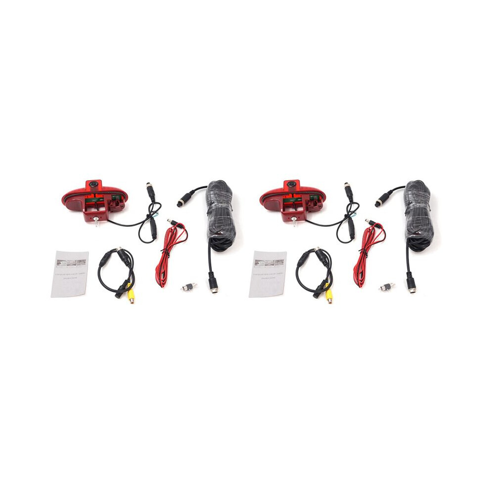 Photos - Car Air Freshener 2X Backup Brake Light Reversing Rear View Camera CMOS for Vivaro/Trafic 2001- 170 Third Brake Light Camera 2014
