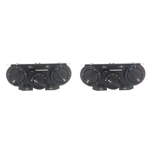 2X Front Center Dash Air Conditioner A/C Heater  Climate Control Button Assembly for  Tiida Versa C11